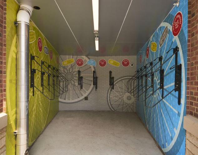 Trippe Hall Covered Bike Storage