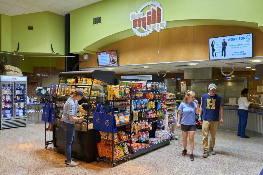Mill Cafe servery interior