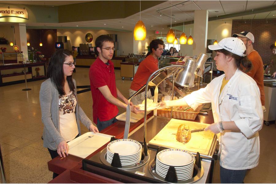 students and chef