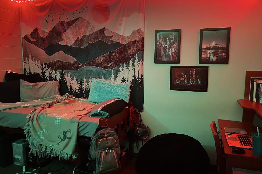 Student dorm room