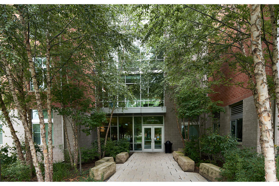 exterior entrance to Juniata