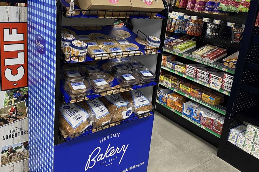 Bakery display at Market East C-Store