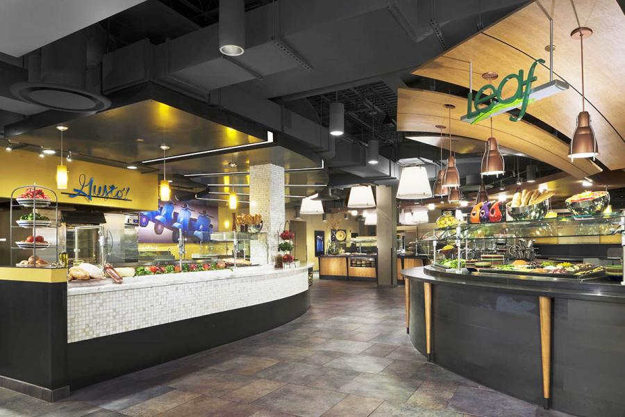 Buffet at Pollock Commons Gusto counter