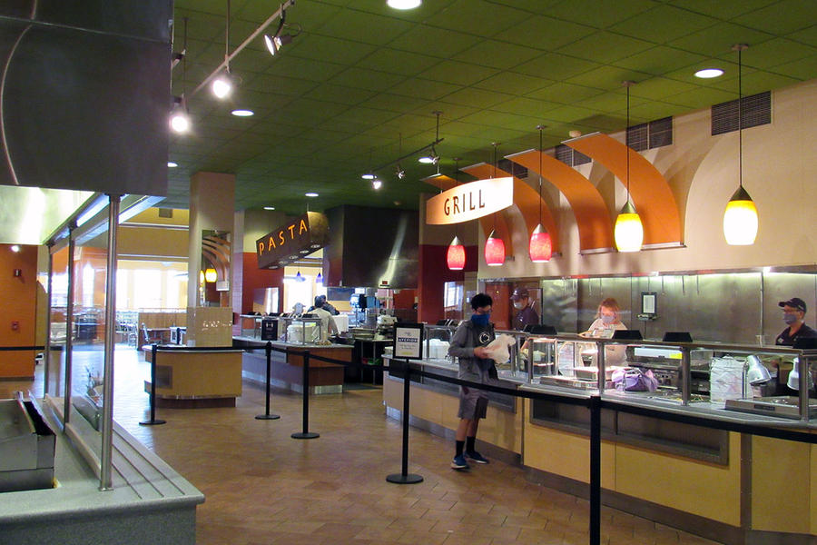 Waring Square Buffet Line