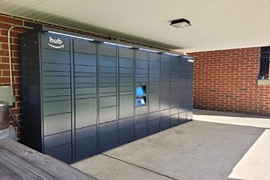 Amazon Locker at the Nittany Apartments 