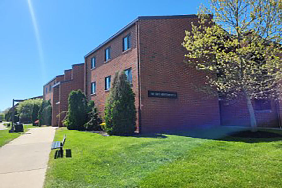 Exterior image of the Nittany Apartments 