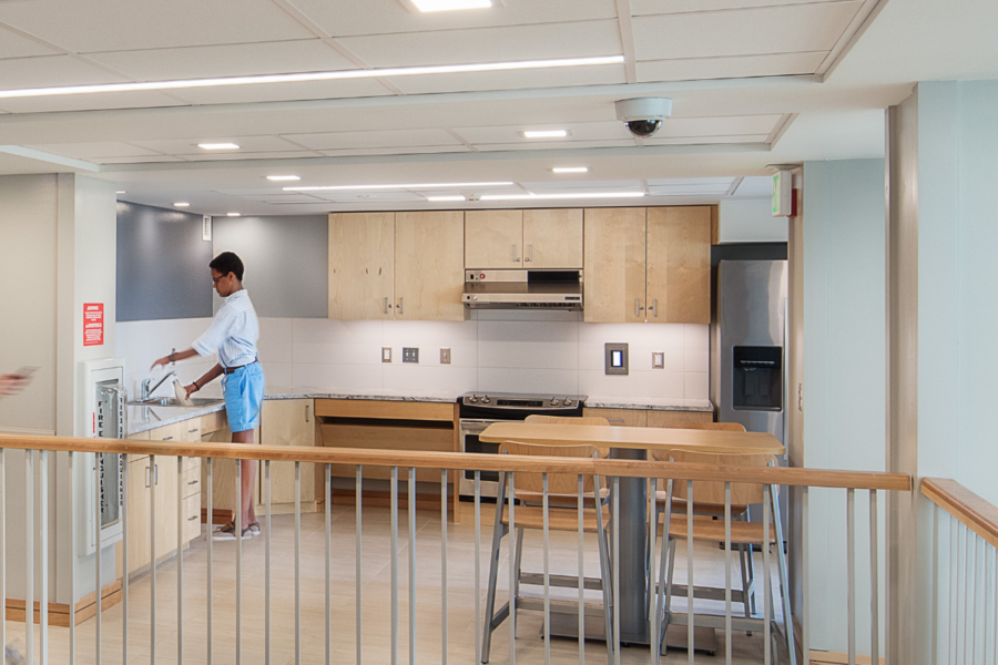 view of public area kitchen
