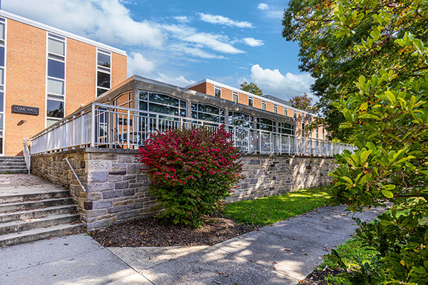Exterior of Oak Hall