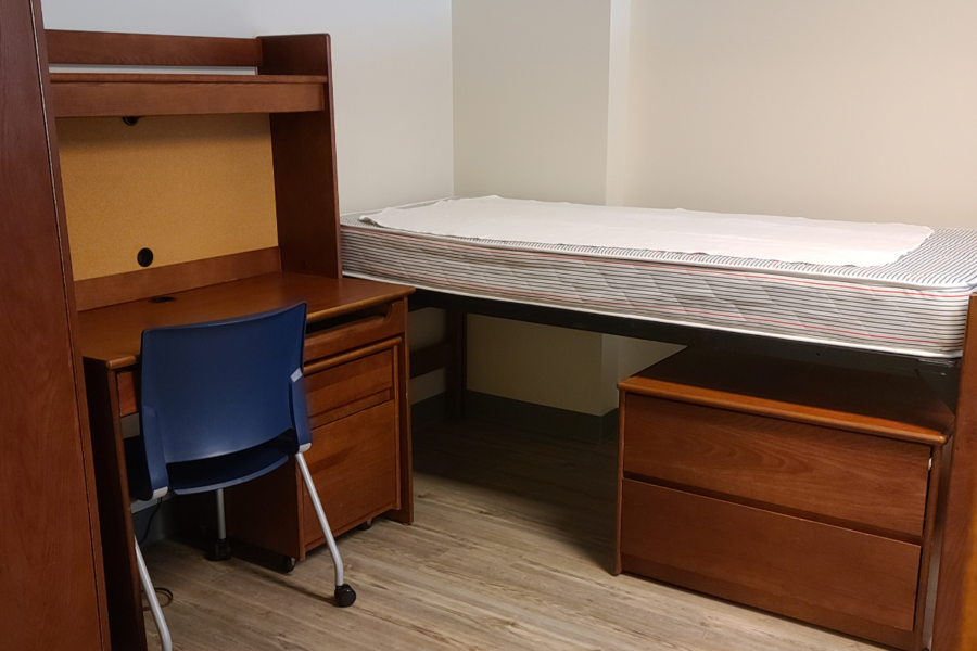 North Suite showing bed and desk
