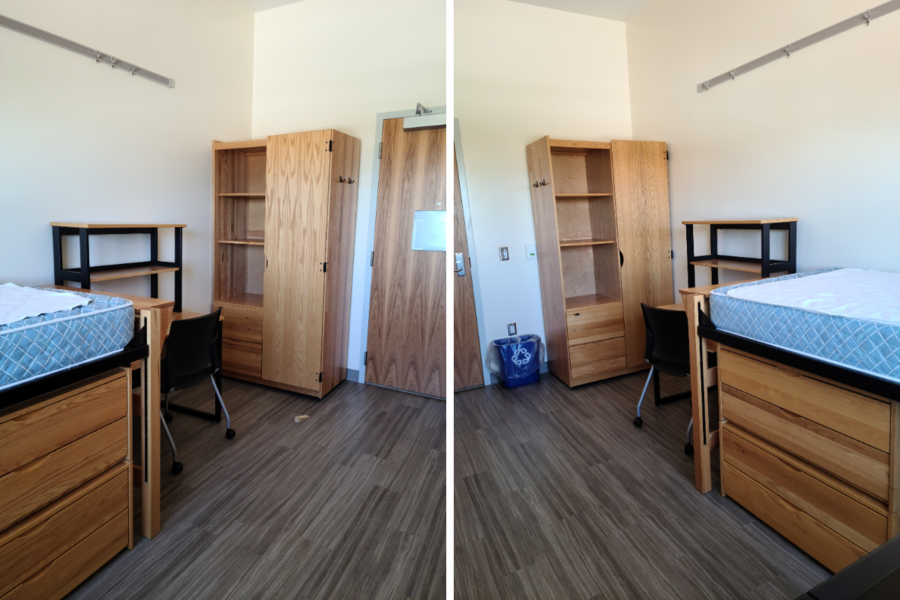 Robinson Hall room showing bed layout