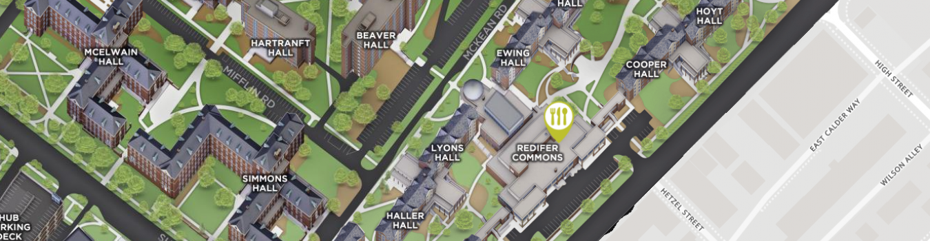 Open interactive map centered on Southside Buffet @ South Food District in a new tab