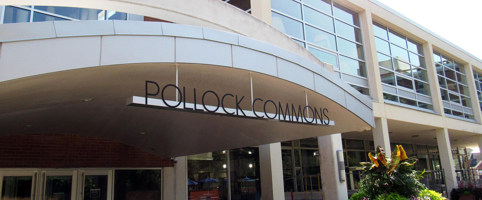 Pollock Commons exterior building 