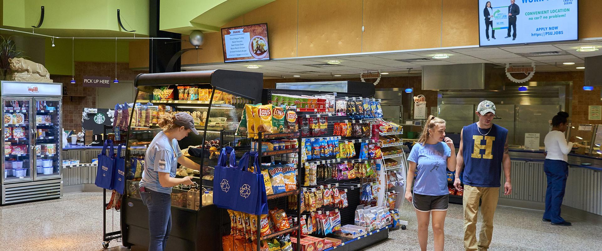 Mill Cafe servery interior