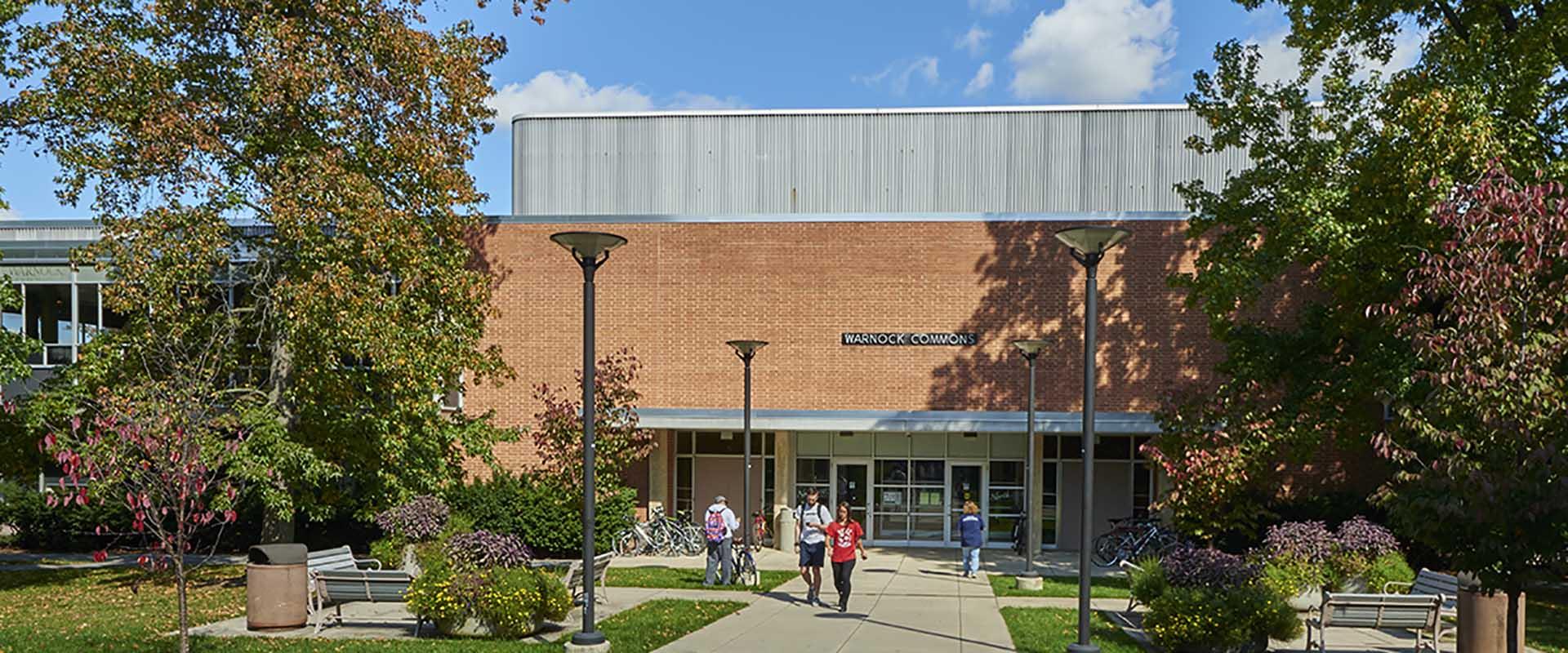 North Food District Exterior entrance to Warnock Commons
