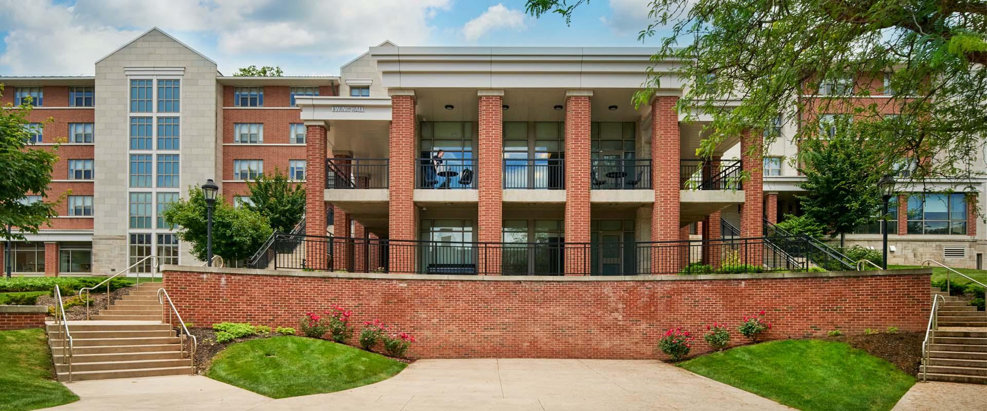 sorority housing from the exterior