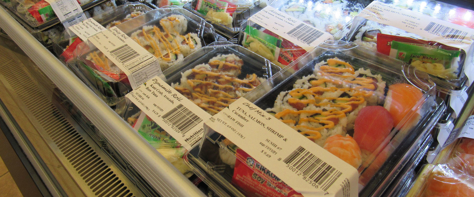 Sushi at Louie's Market in Redifer Commons