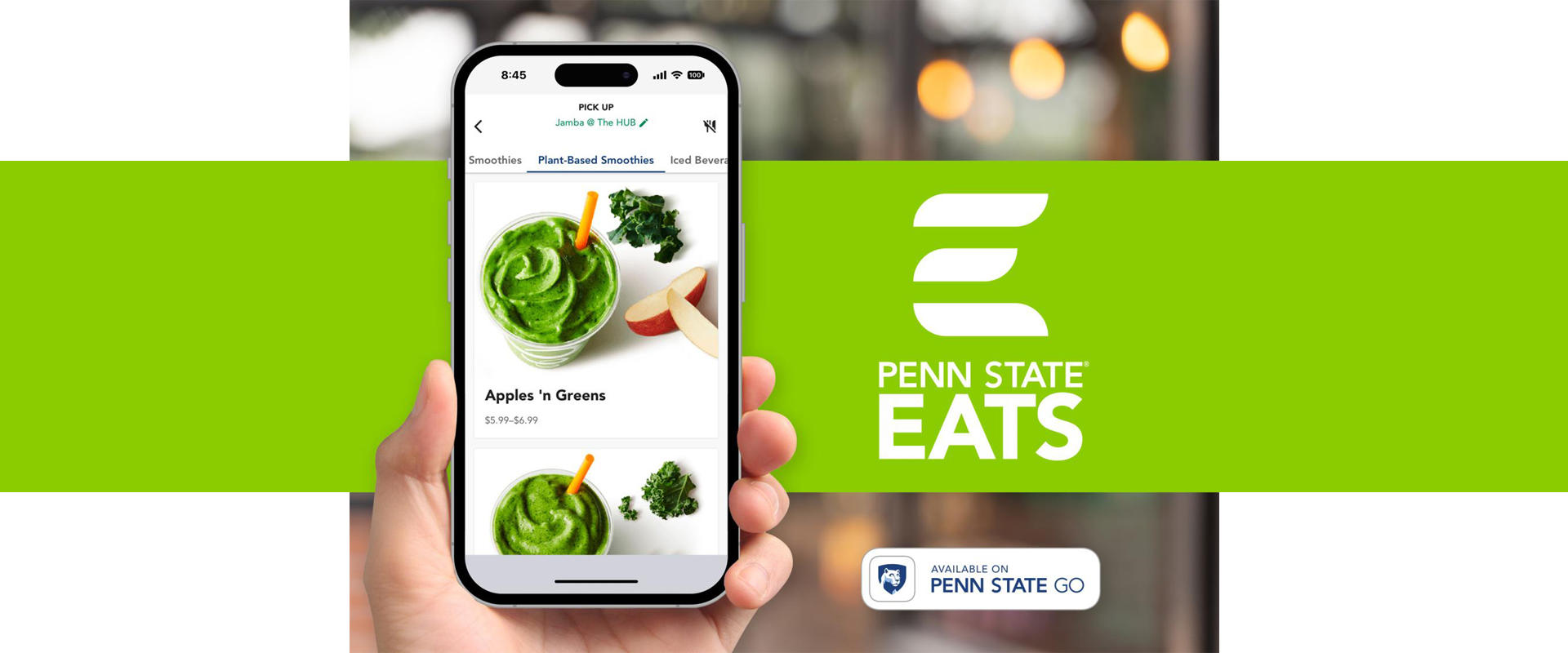 Penn State Eats Mobile ordering is now available in the Penn State Go ...