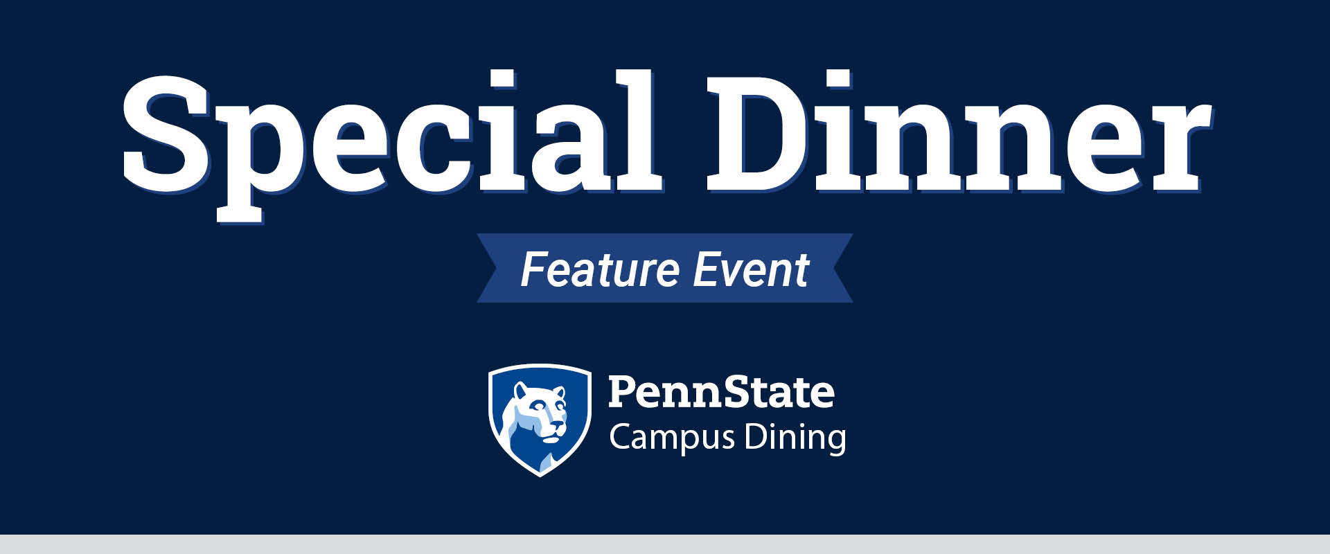 Special Dinner Banner