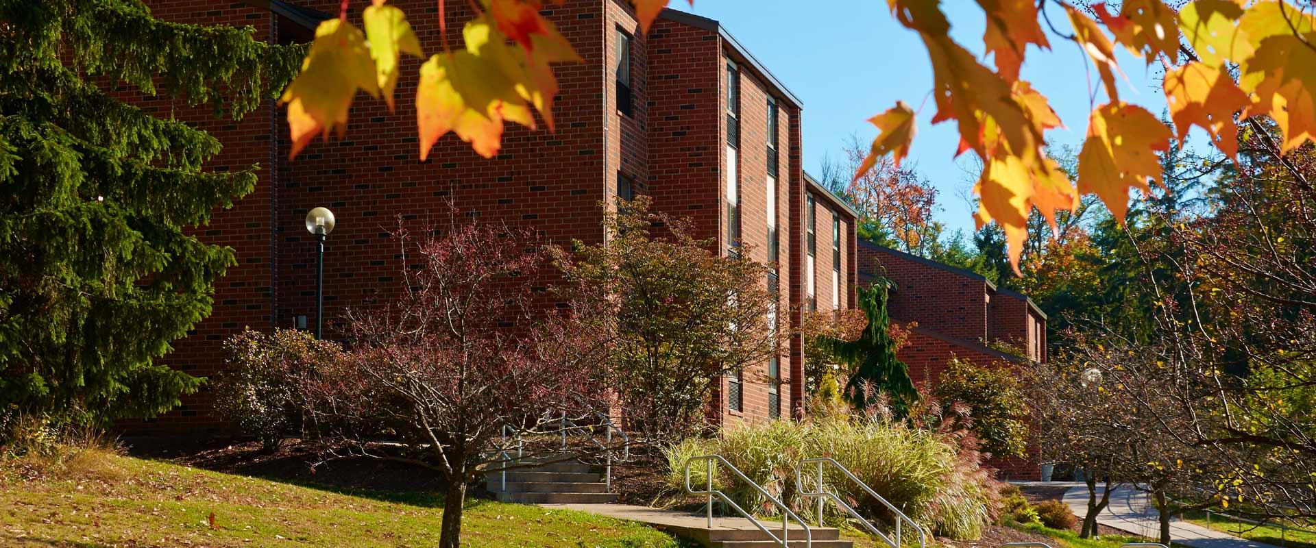 Penn State Hazleton's North Halls Autumn view of Penn State Hazleton's North Halls
